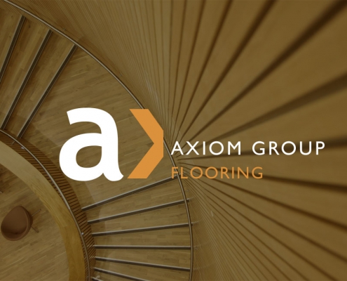 Axiom Group Flooring Brand and website design by Avid Creative Alton Hampshire